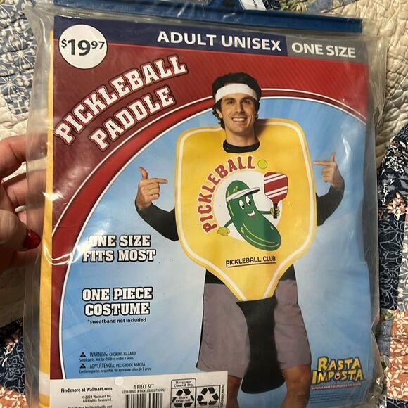 New Unisex Pickleball Paddle Costume - Picture 1 of 2